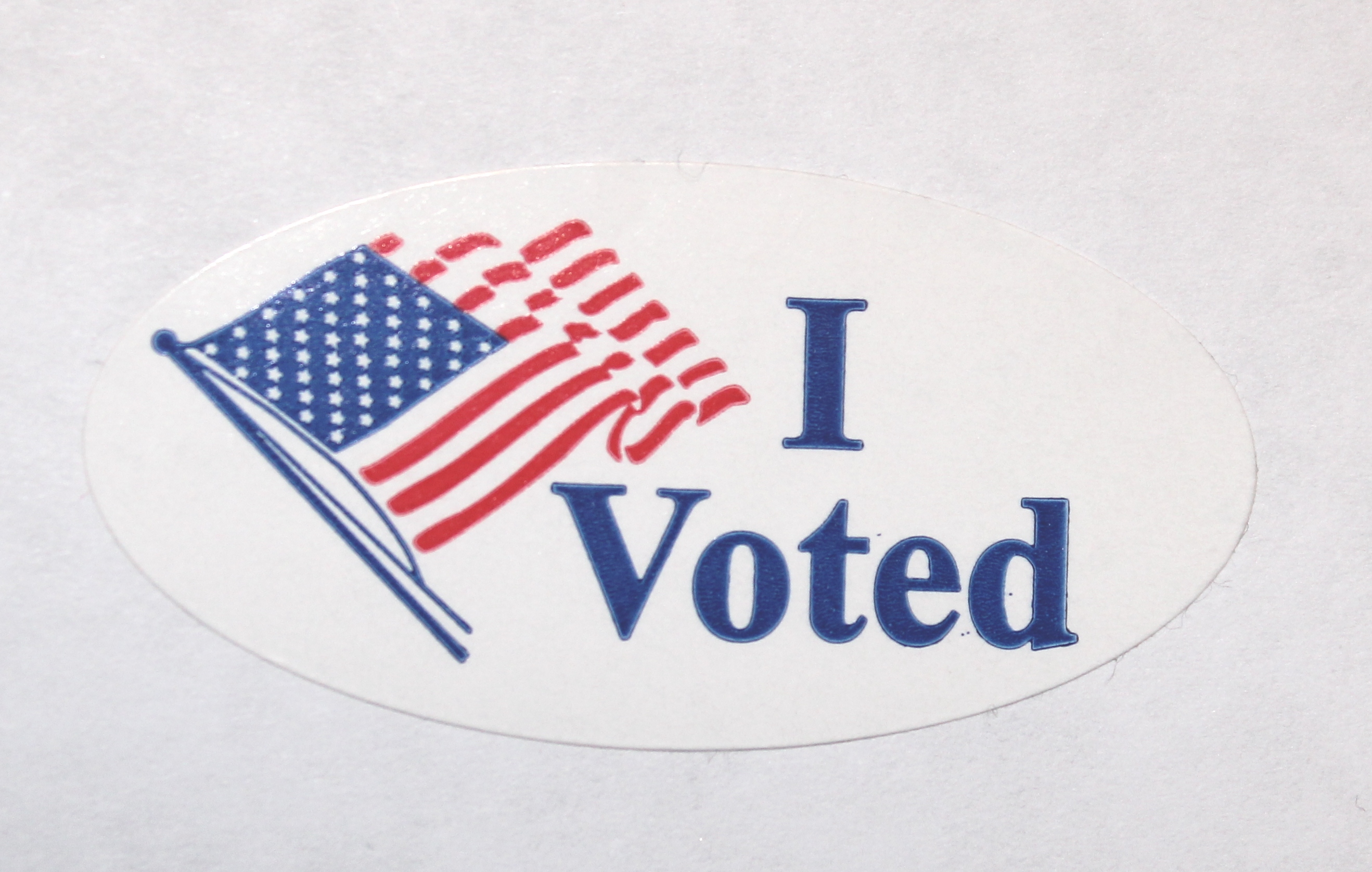 Did you get your I Voted sticker today? If not, you didn't vote.